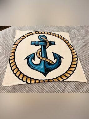 Nautical Anchor Decorative Bandana Scarf Handkerchief
